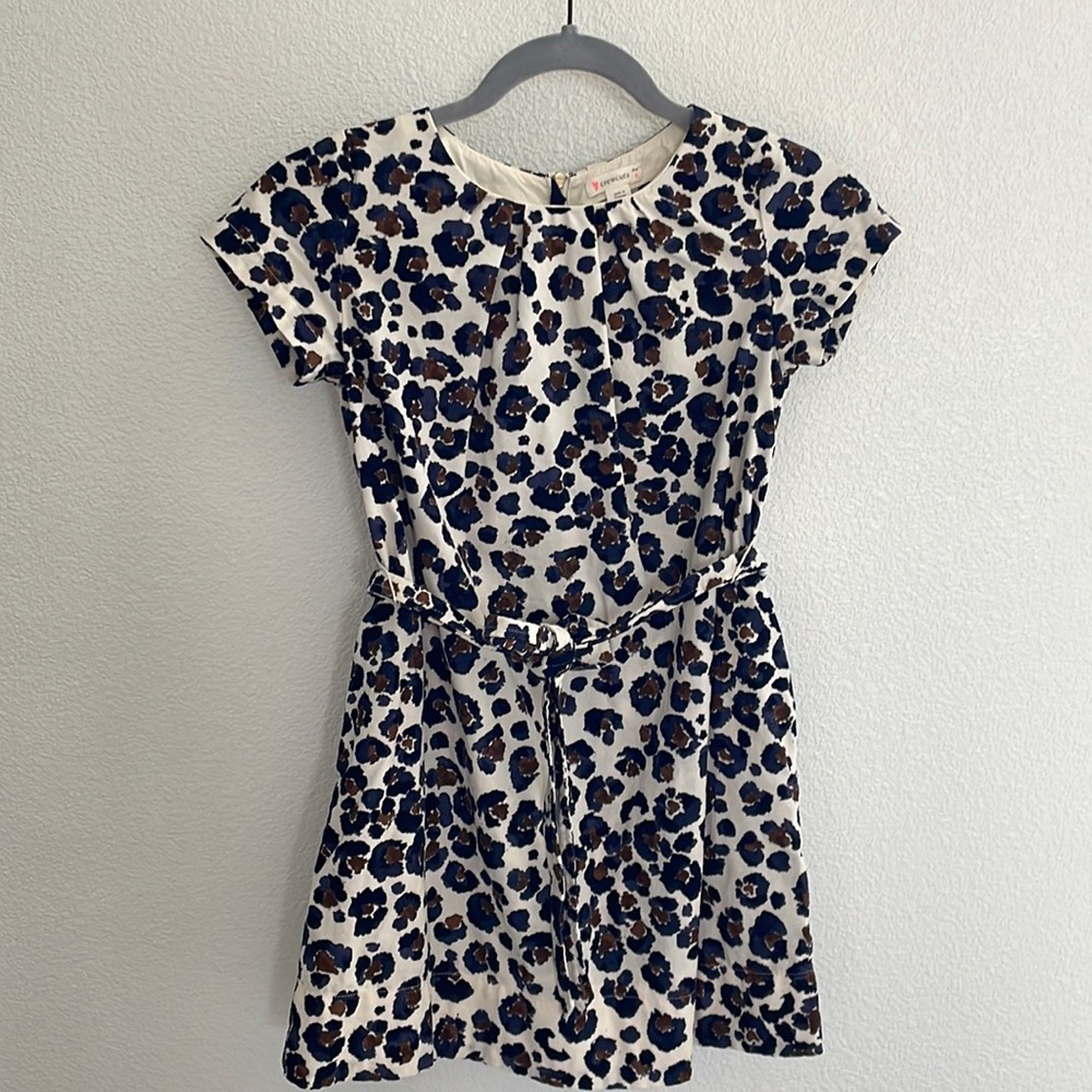 Jcrew Crewcuts Corduroy Leopard Dress